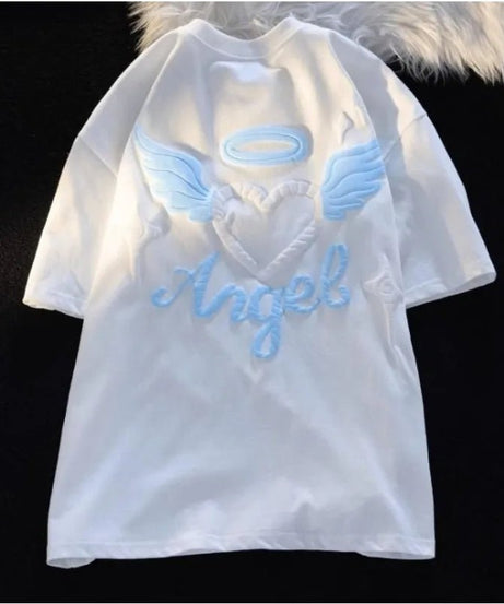 Angel Love Cotton T - shirt - T - shirts