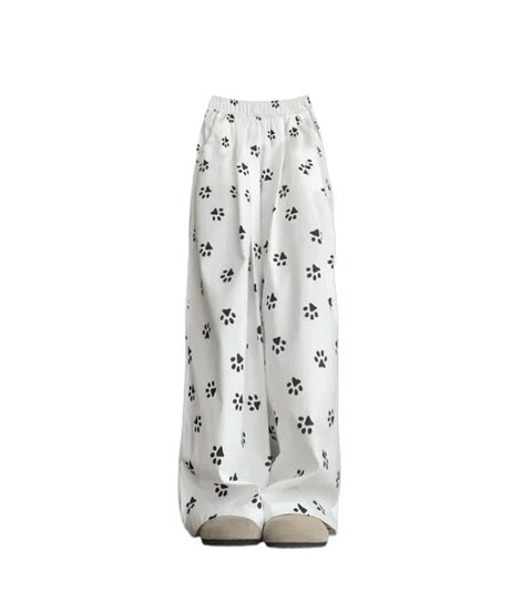 Animal Print Cozy Lounge Pants - Pants