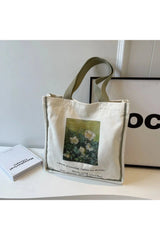 Aesthetic Artwork Canvas Shopper Bag Style 2 34x34x8cm Shoptery