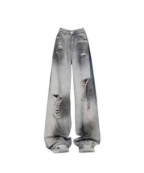 Ashen Ruin Distressed Jeans - Jeans