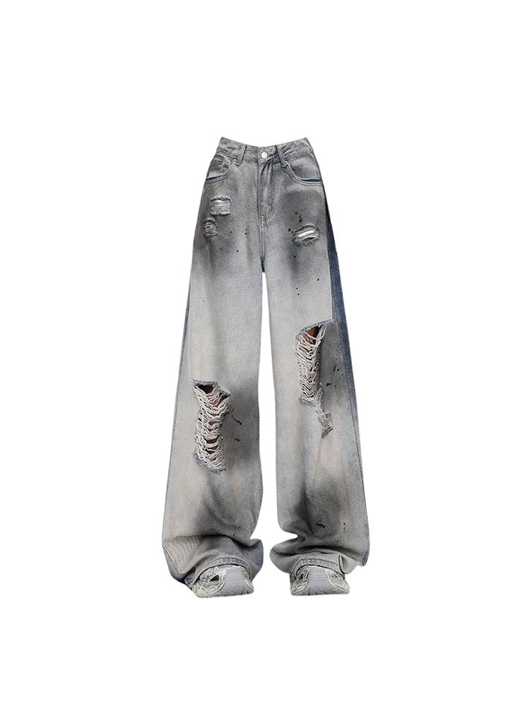 Ashen Ruin Distressed Jeans - Jeans