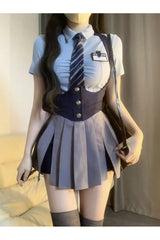 Autumn College Uniform Set Shirt Shoptery