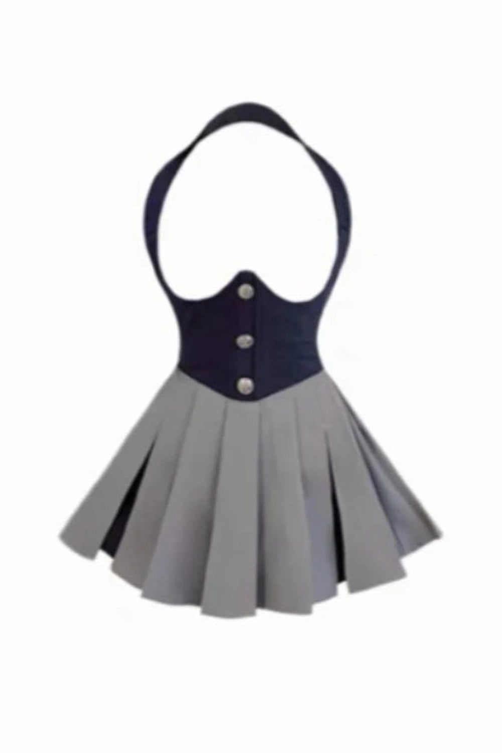 Autumn College Uniform Set Shirt Only Blue Dress Shoptery