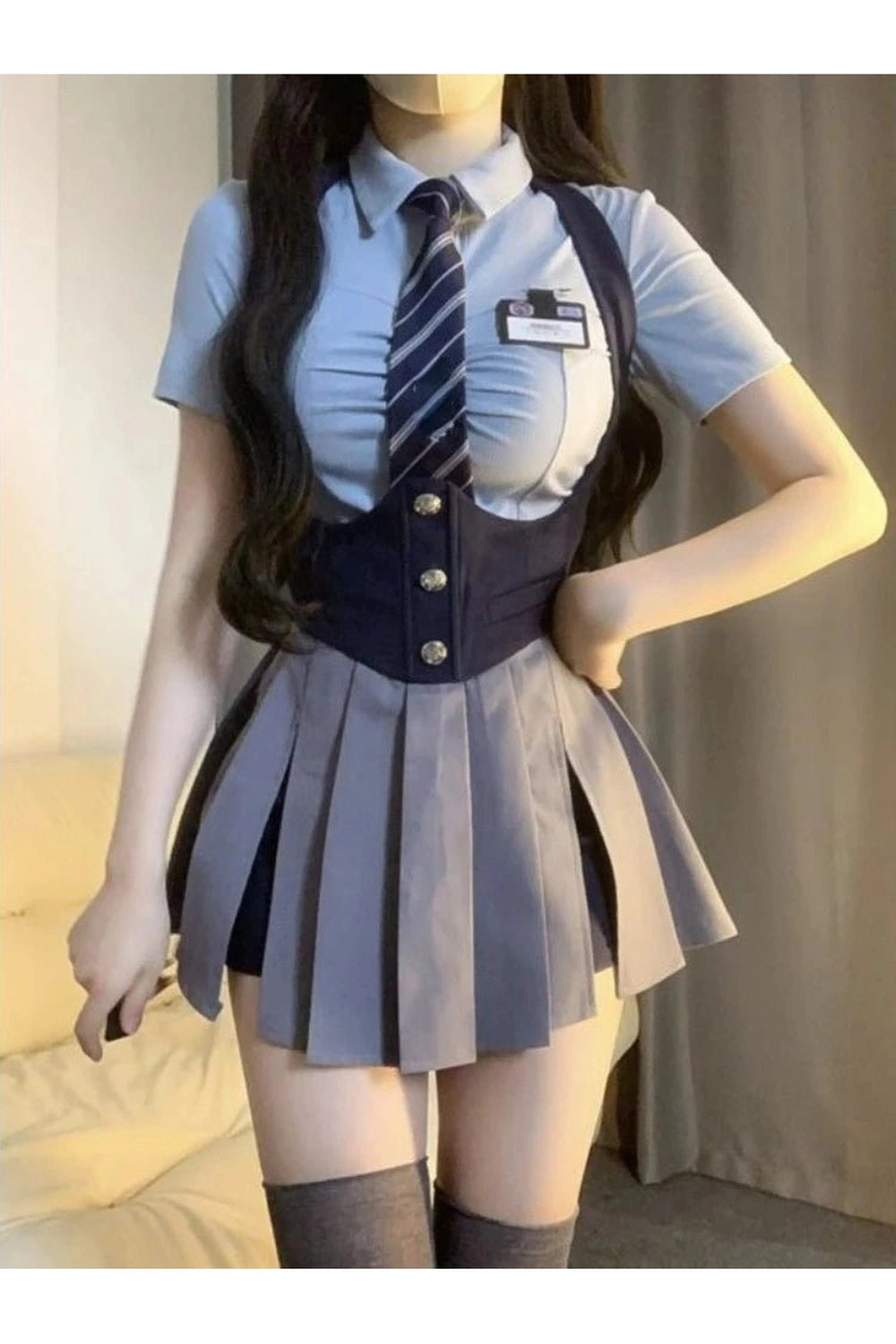 Autumn College Uniform Set Shirt Shoptery