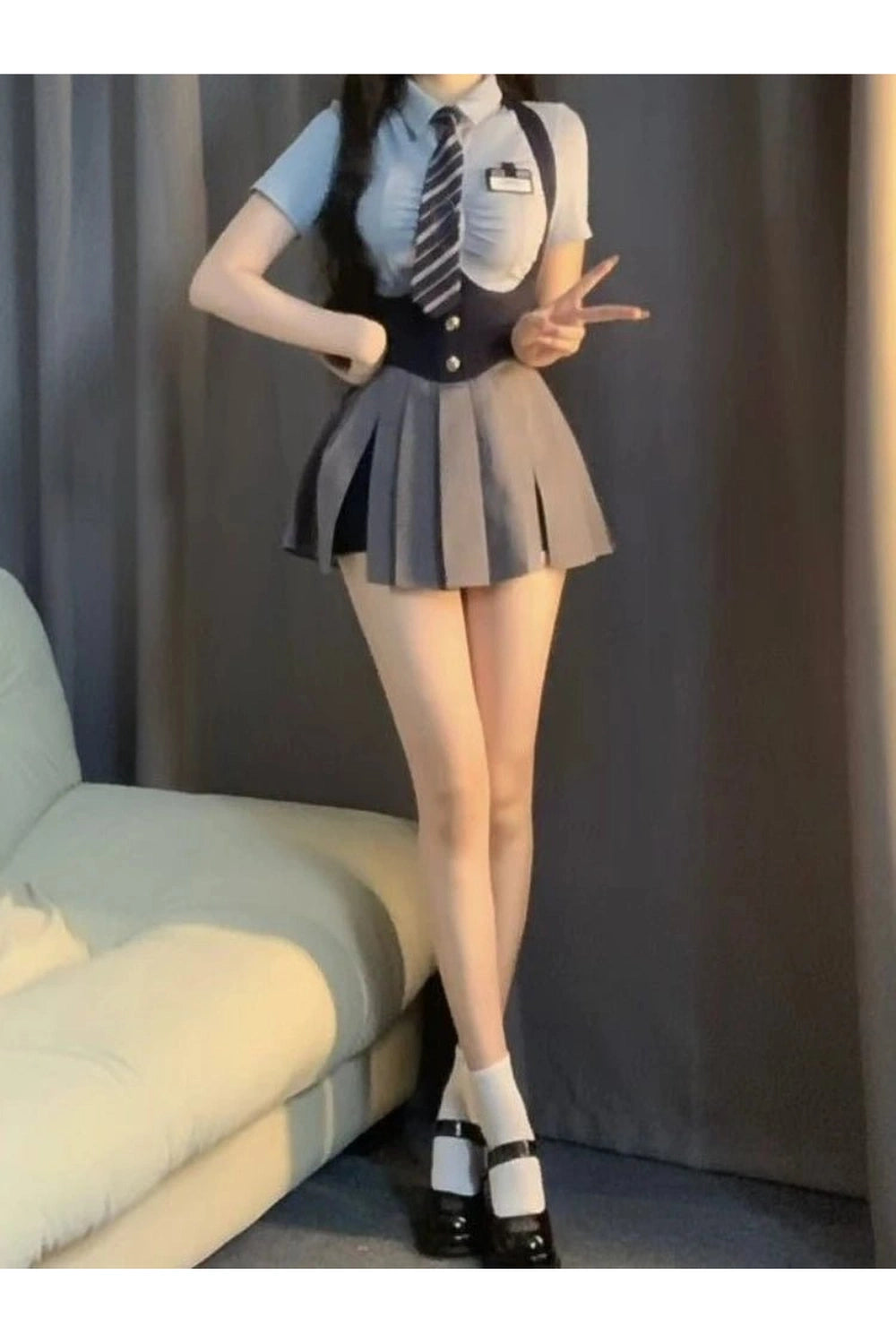 Autumn College Uniform Set Shirt Shoptery