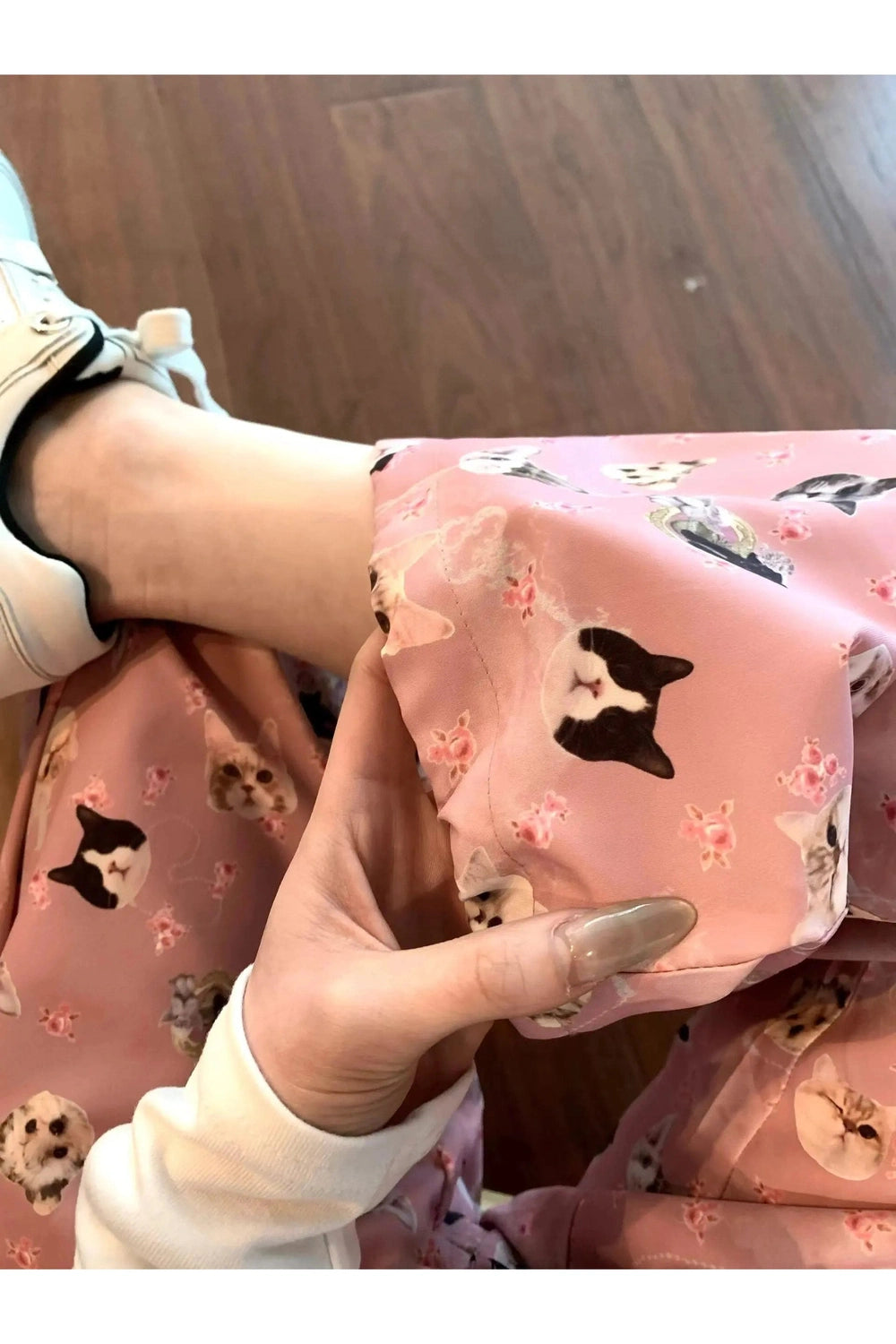 Baggy Pink Harajuku Cargo Pants Shoptery