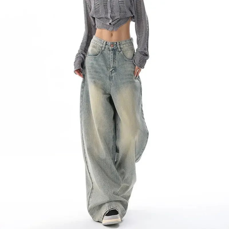 Baggy Wide Leg Jeans - Jeans