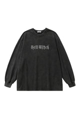 Bell Witch Alt Goth Long Sleeve Sweatshirt Shoptery