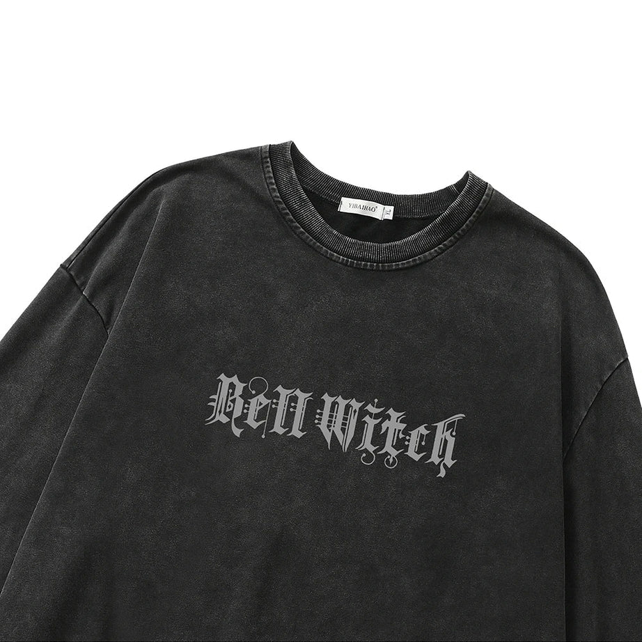 Bell Witch Alt Goth Long Sleeve Sweatshirt Shoptery