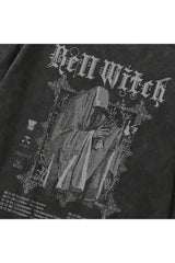 Bell Witch Alt Goth Long Sleeve Sweatshirt Shoptery