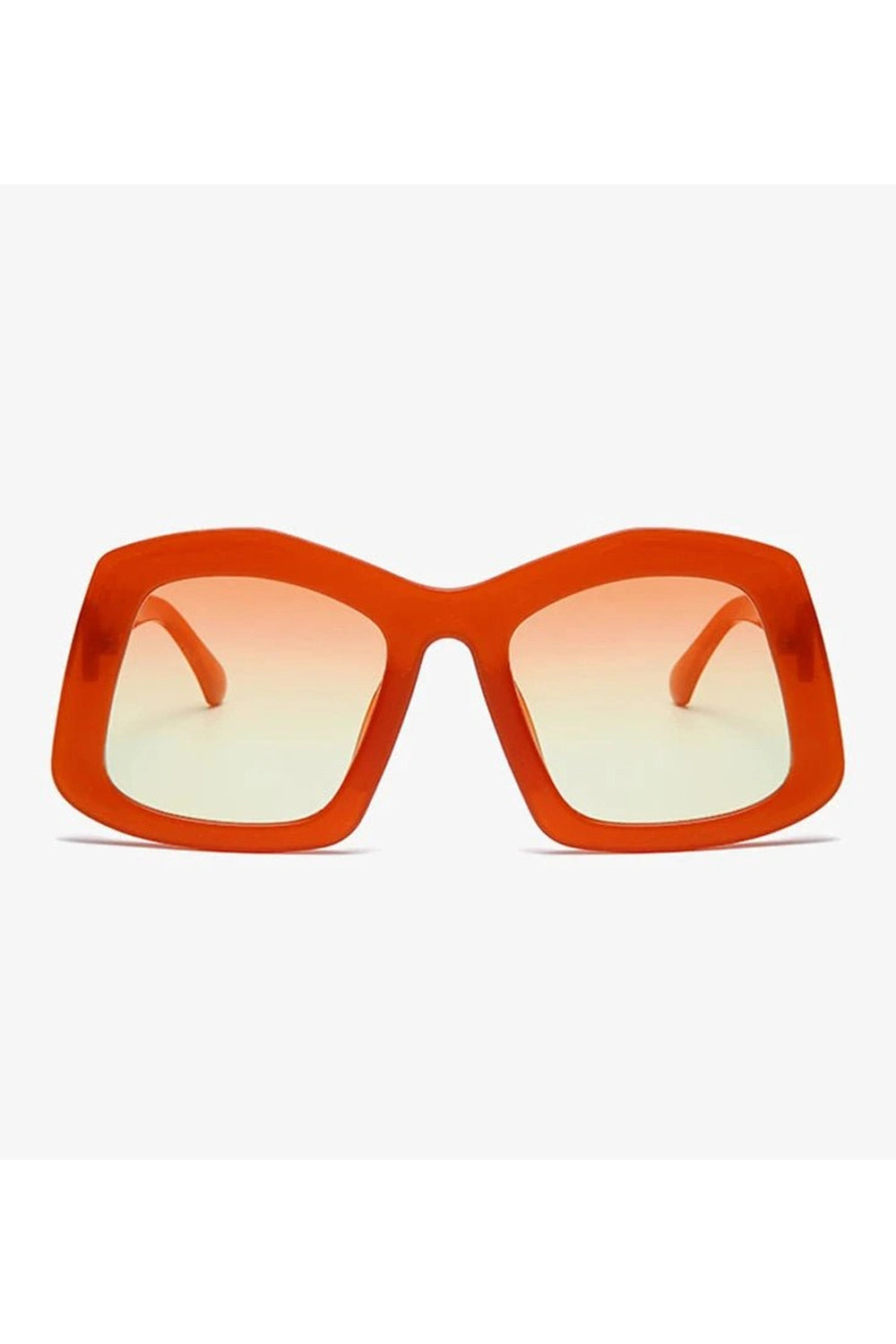 Retro Big Square Gradient Sunglasses Shoptery