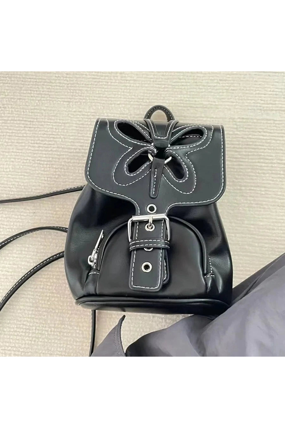 Black Butterfly Mini Backpack - Backpacks