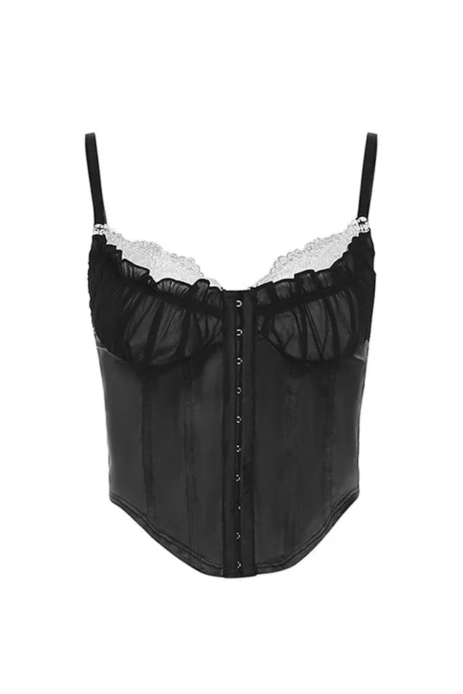 Black Gothic Lace Camisole Top -