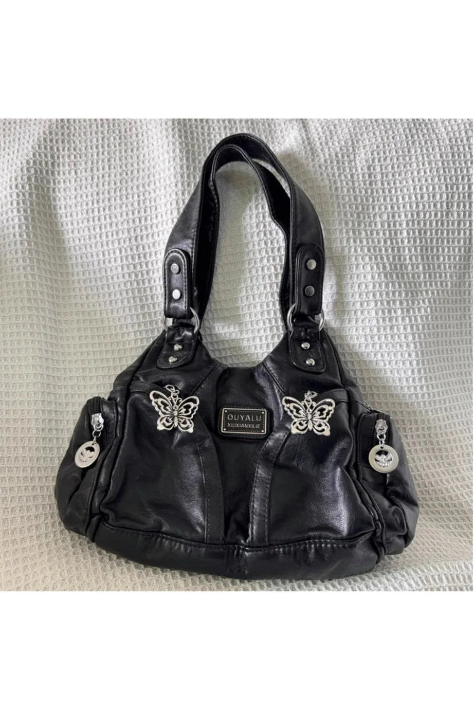 Black Gothic Shoulder Bag - Bags