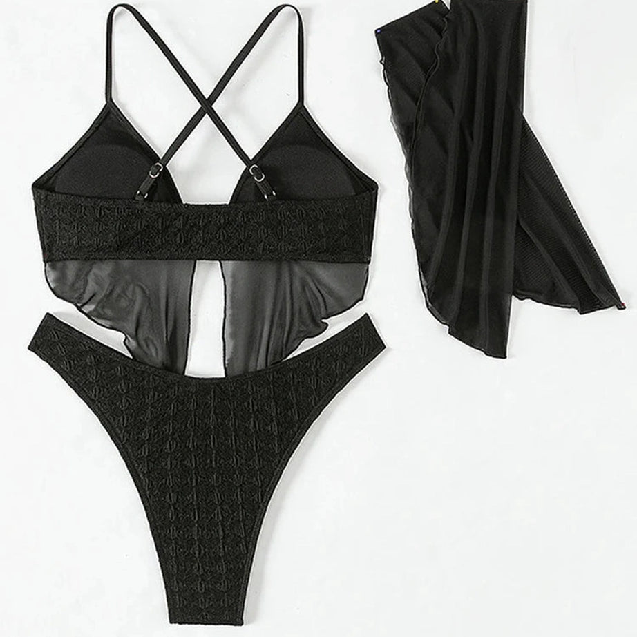 Alt Black Mesh Bikini Set Black Bikini Set Shoptery