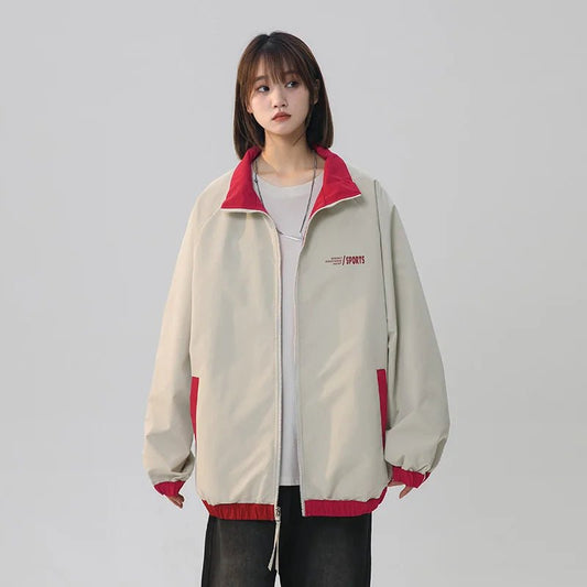 Jacket – Black Striped for Retro Style for Outerwear Shoptery