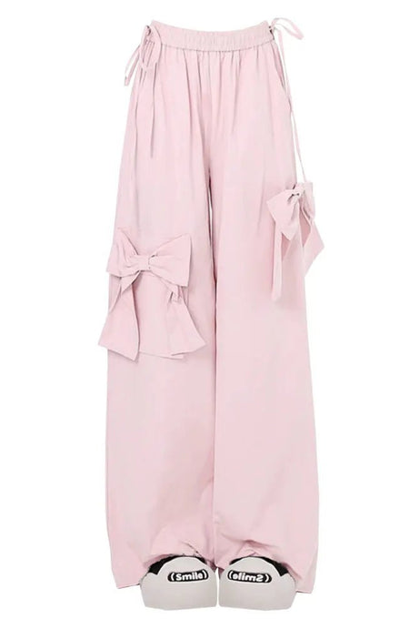 Bubblegum Bow Lounge Pants - Pants