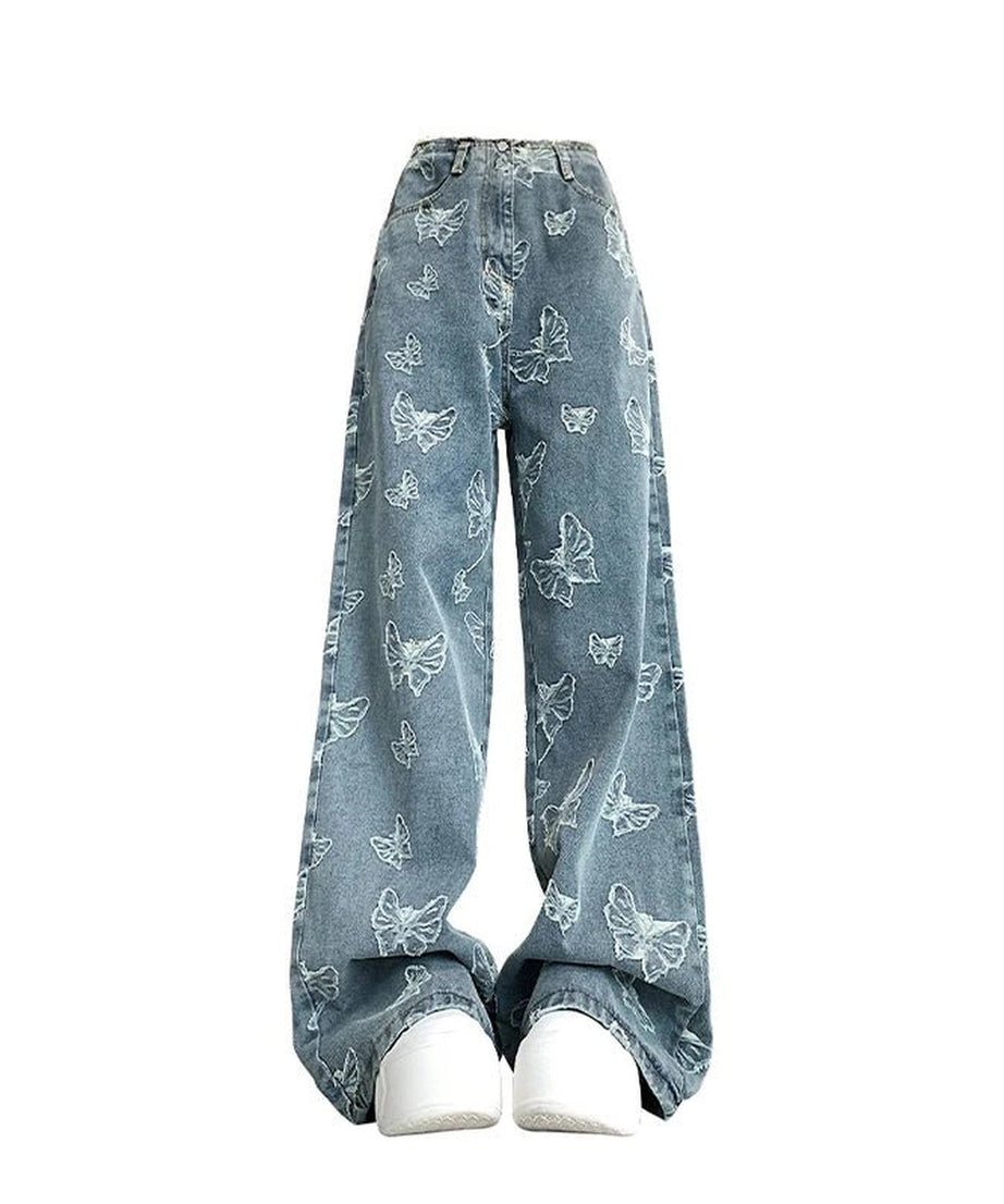 Butterfly Dream Wide - Leg Jeans - Jeans