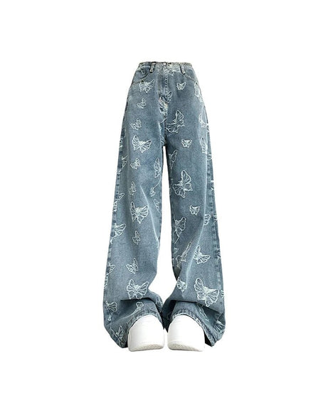 Butterfly Dream Wide - Leg Jeans - Jeans