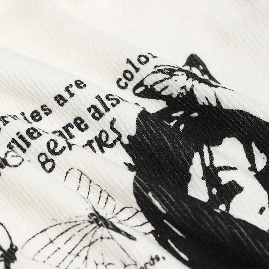 Butterfly Alt Graphic Top Shoptery