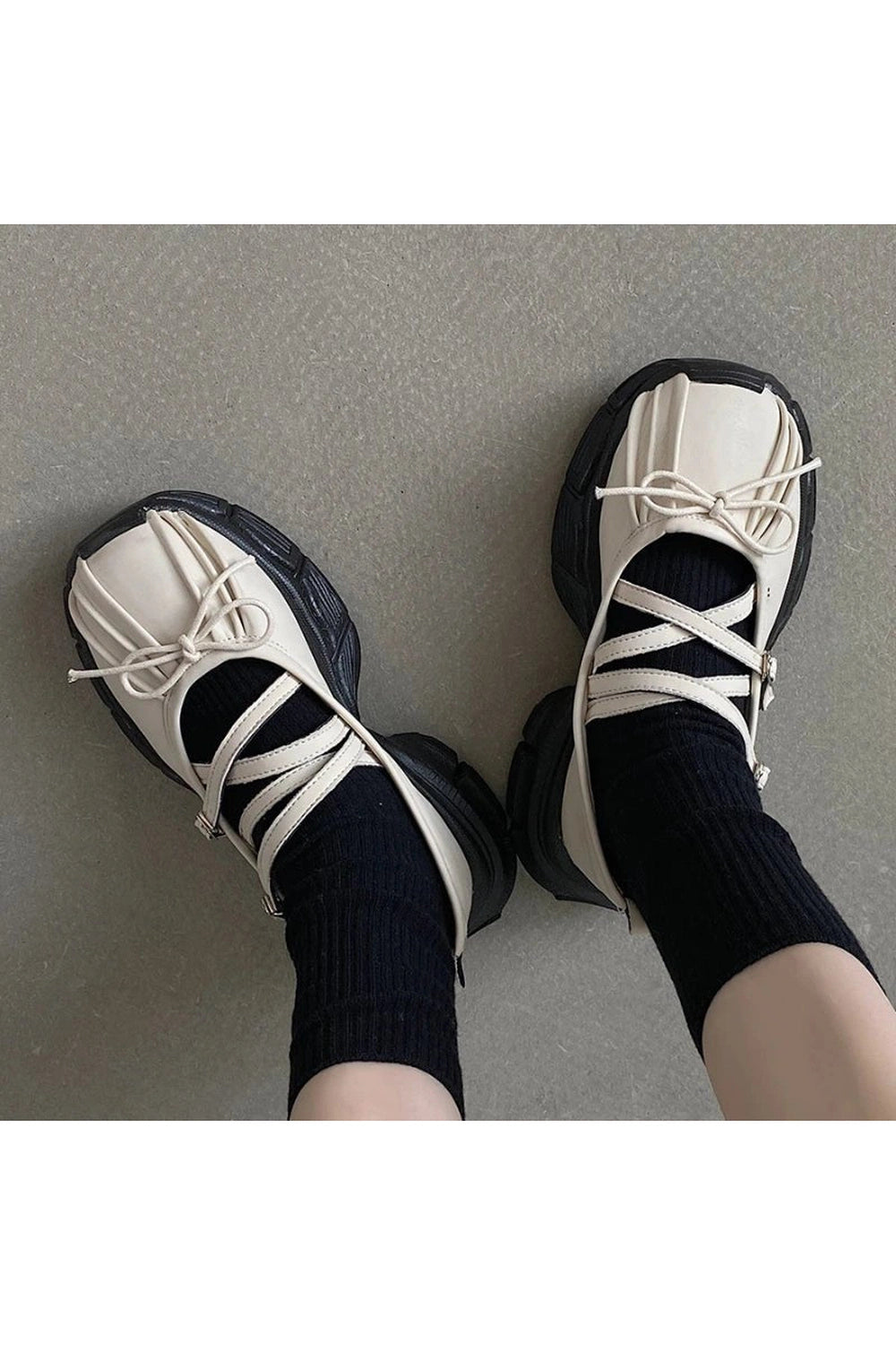 Butterfly Knot Platform Shoes Shoptery