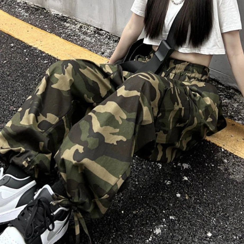Camouflage Cargo Summer Pants Shoptery