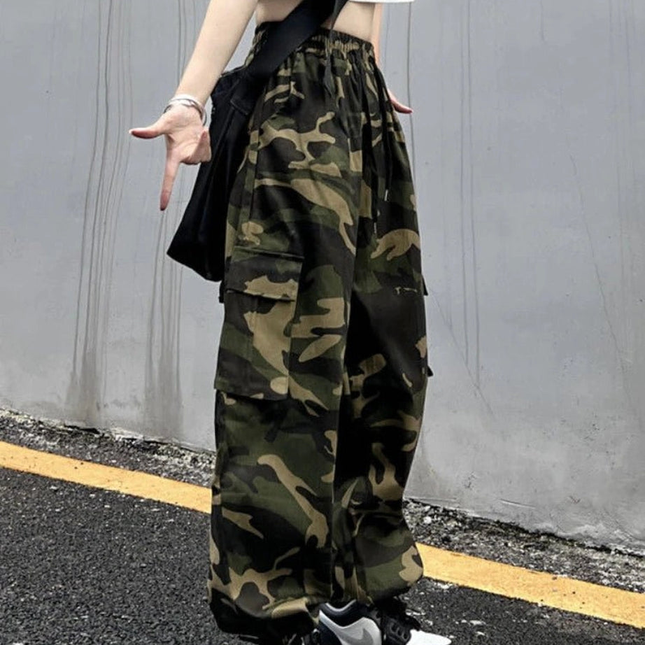 Camouflage Cargo Summer Pants Shoptery