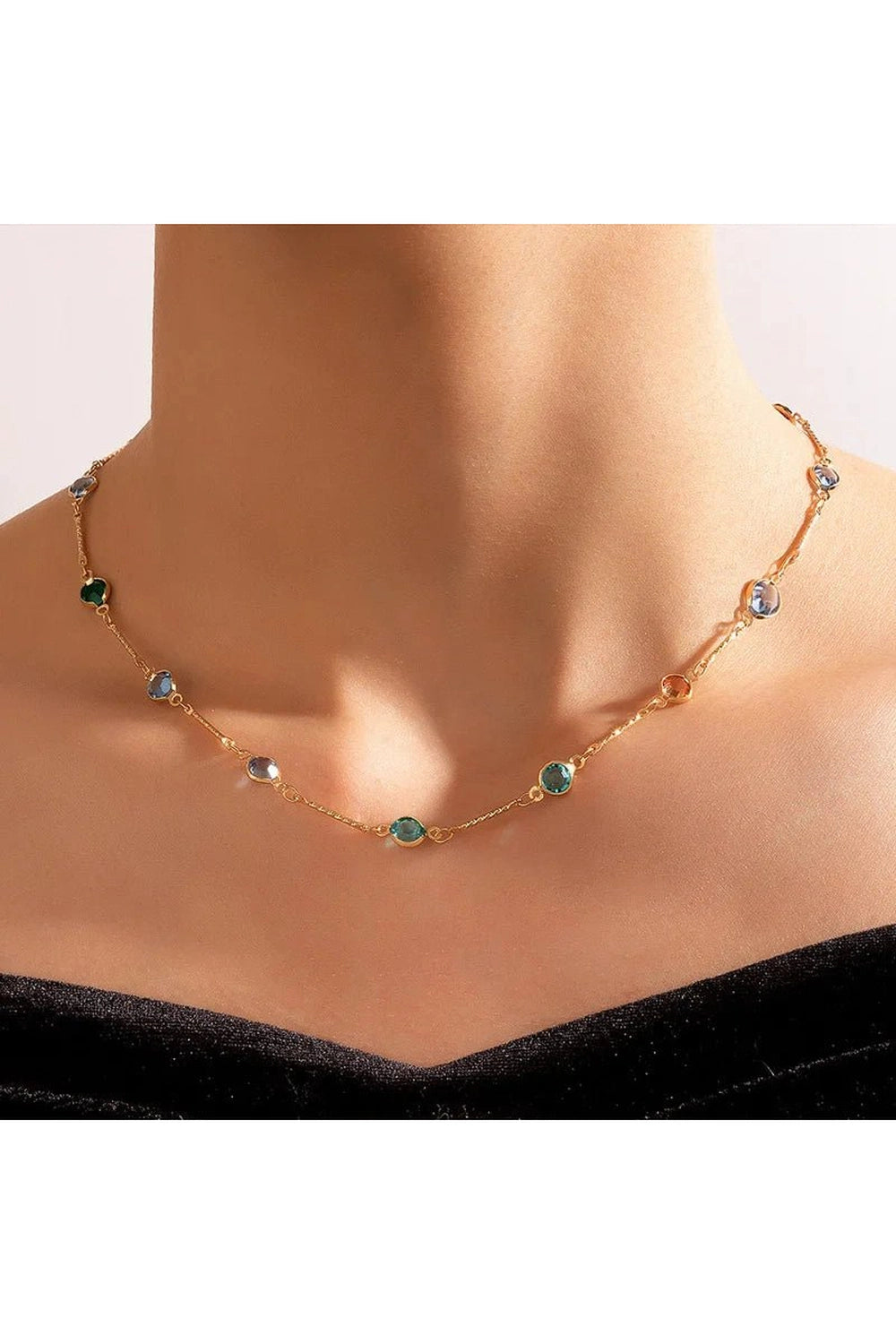 Coquette Candy Color Tassel Necklace HZS-117-7 Shoptery