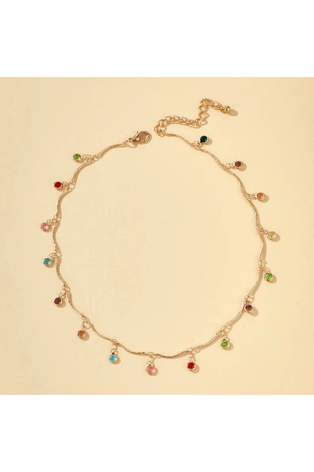 Coquette Candy Color Tassel Necklace HZS-117-3 Shoptery