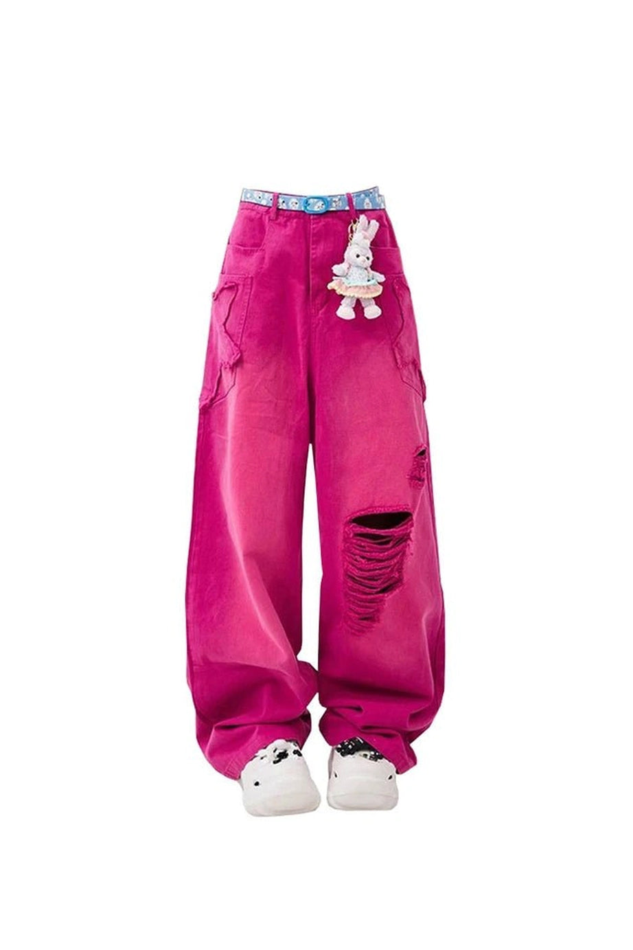 Candy Crush Bunny Cargo Pants - Pants