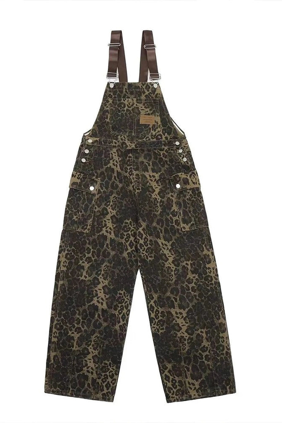 Cargo Leopard Jumpsuit - Jumpsuits