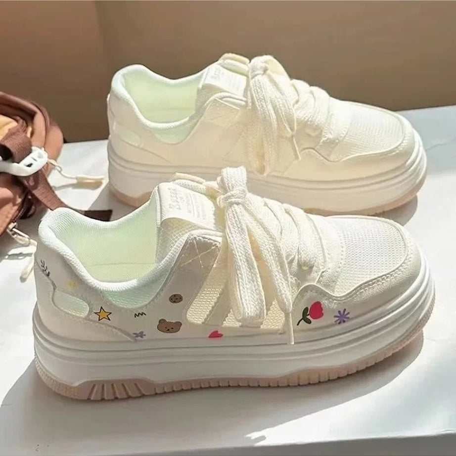 Kawaii Cartoon Mesh Sneakers Shoptery