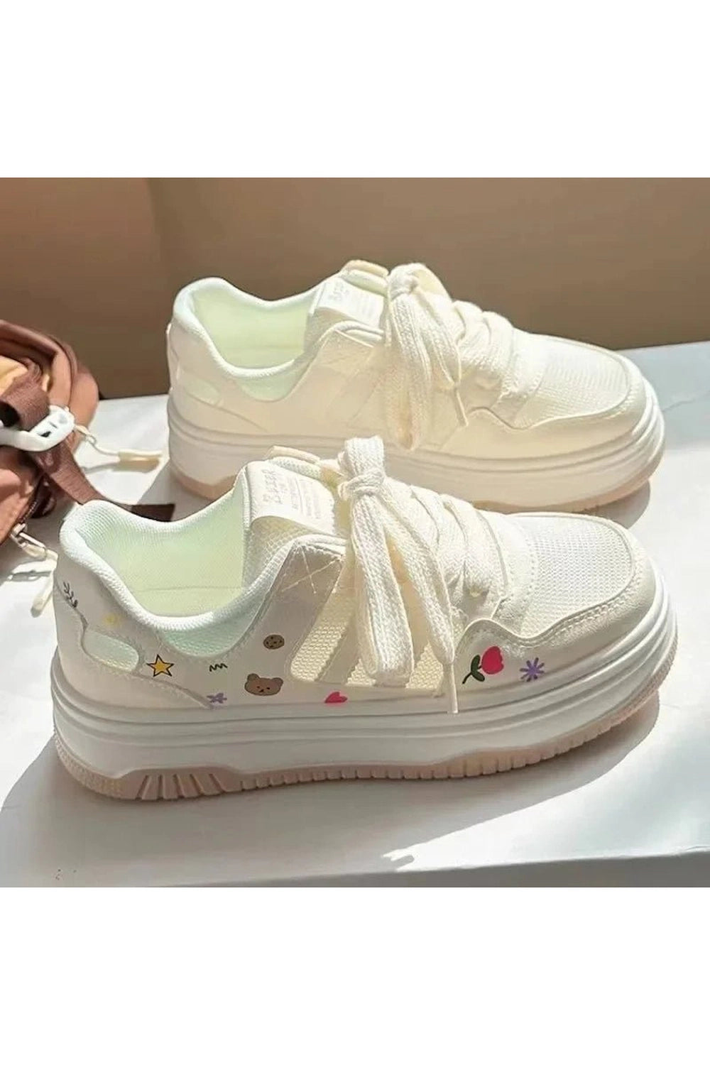 Kawaii Cartoon Mesh Sneakers Shoptery