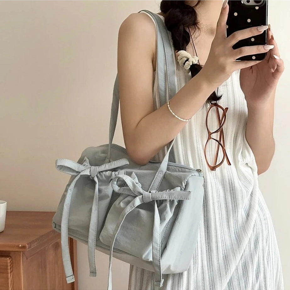 Coquette Casual Nylon Shoulder Bag Shoptery