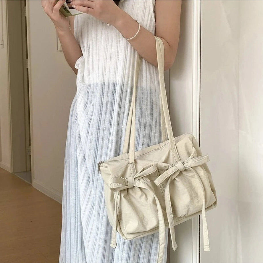 Coquette Casual Nylon Shoulder Bag Shoptery