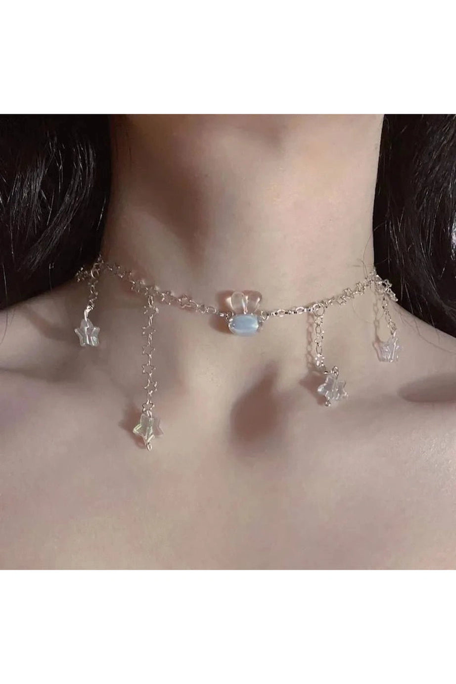 Celestial Crystal Star Choker - Chokers