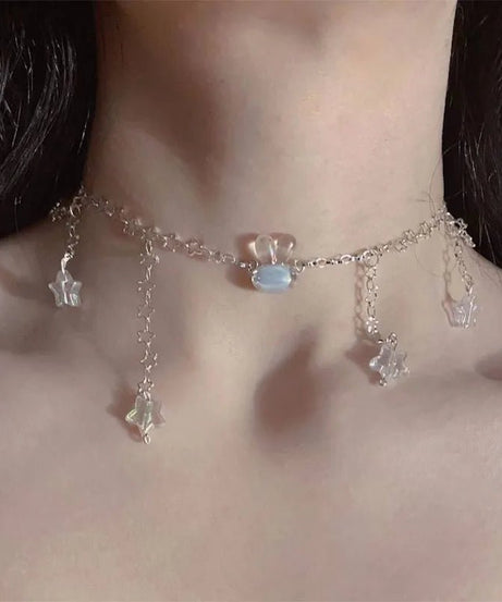 Celestial Crystal Star Choker - Chokers