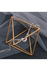 Alt Celestial Moon & Star Silver Bracelet Shoptery