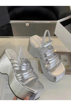 Sandals – Aesthetic Alt – Aesthetic Style – Wardrobe Essential Silver Shoptery