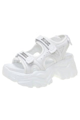 Chunky Platform Women Sandals White Shoptery