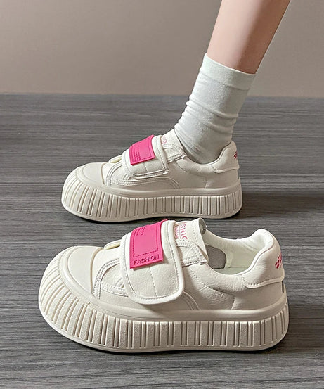 Chunky Velcro Platform Sneakers - Sneakers