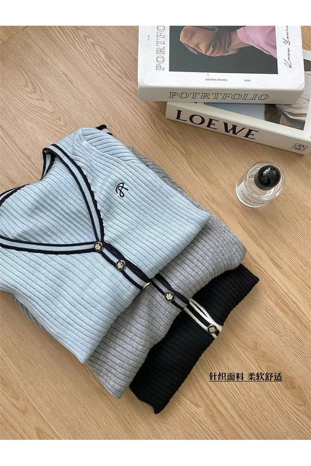 Retro Button-Up Pleated Skirt Outfit Set Shoptery