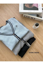 Retro Button-Up Pleated Skirt Outfit Set Shoptery