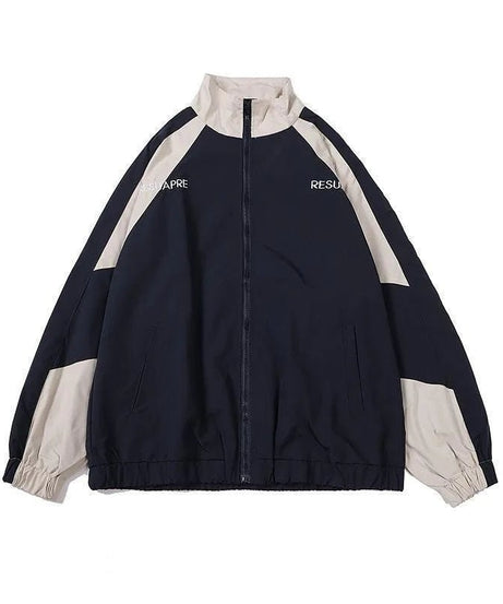 Classic Two - Tone Track Jacket - Coats & Jackets