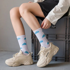 Aesthetic Cloud Nine Cozy Socks Shoptery