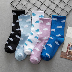 Aesthetic Cloud Nine Cozy Socks Shoptery