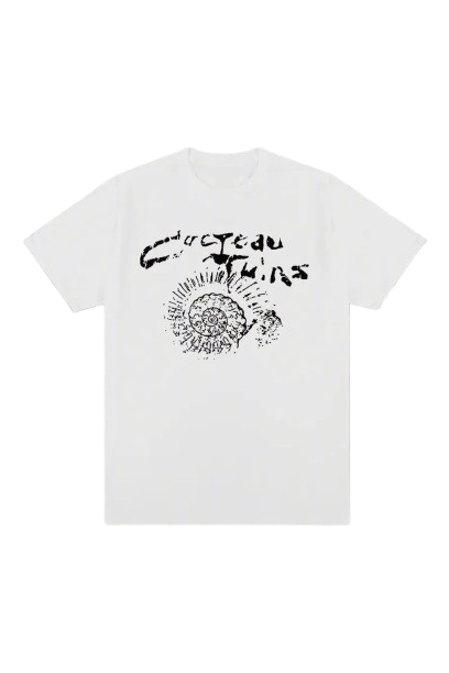 Aesthetic Cocteau Twins Cotton Graphic T-shirt White Shoptery