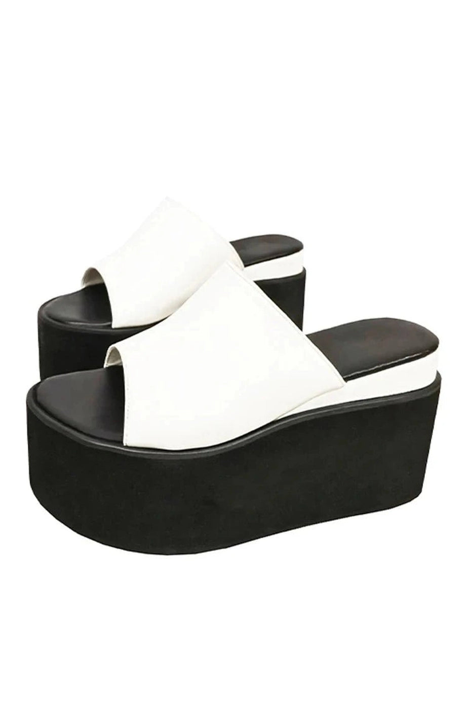 Comfy Wedge Open Slippers -