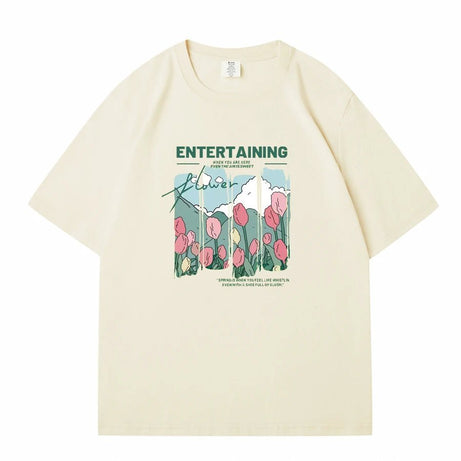 Comics Flowers T - shirt - T - Shirts
