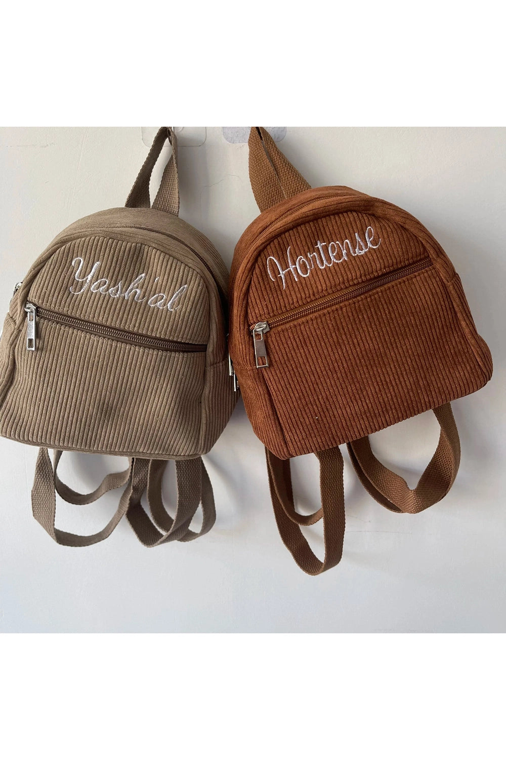 Corduroy Charm Mini Backpack - Backpacks